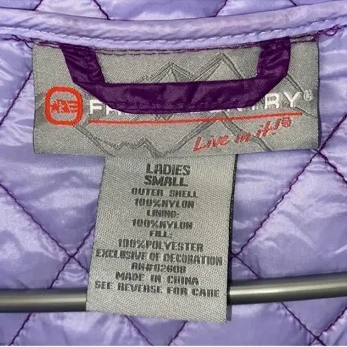 Free Country  Purple Lightweight Quilted
JacketSize Small)