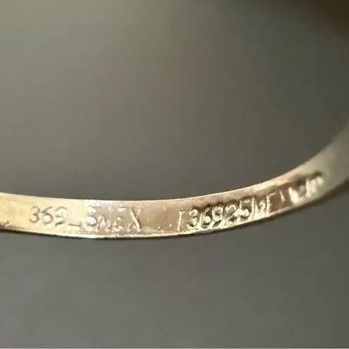 Vintage 925 Mexican Sterling Silver Pave CZ Love Infinity Ring Size 9