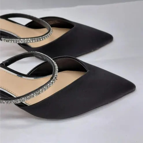 Badgley Mischka Jewel Jan Heels Pumps Womens 7 Black Formal Wedding Party Shoes