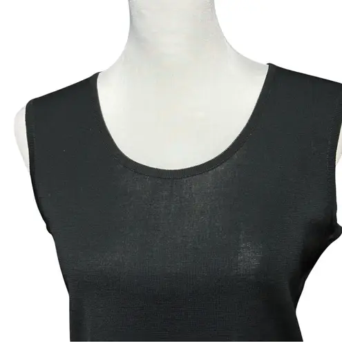 Ming Wang  Black Tan and White Striped  Sleeveless Top Sz XS