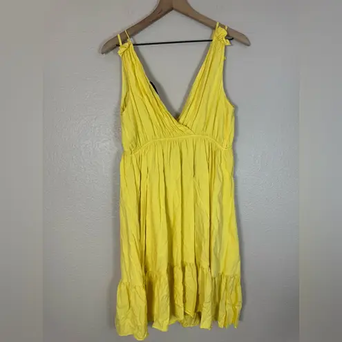 Majorelle Esther Midi Dress in Canary Yellow size Small $215