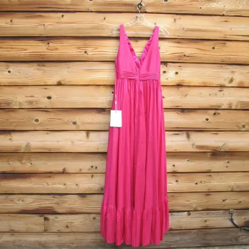 Mac Duggal 67835 Pink Taffeta High Low Ruffle Gown Dress