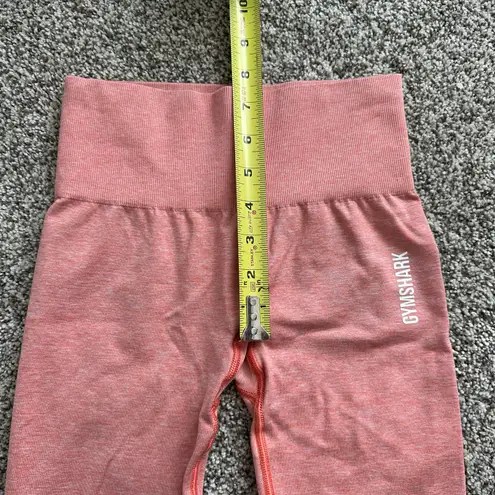 Gymshark  heather orange pink seamless leggings
