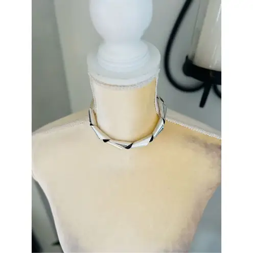 8 Other Reasons Twisted Collar Necklace, Silver, Rustic Style, NWT