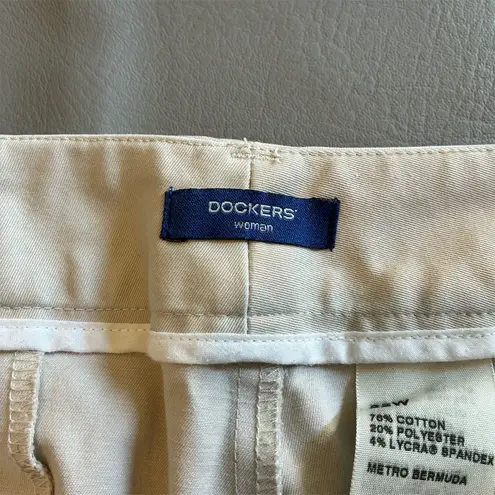 Dockers Women's Plus Size 22W Beige Metro Bermuda Shorts