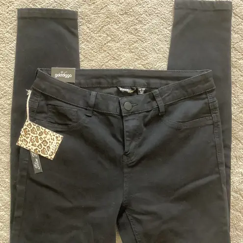 πNWTπ GOLDDIGGA BLACK DENIM SLIM FIT SLIMMING STRETCH JEGGINGS US Size 8 NWT