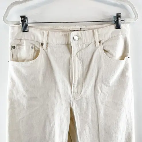 Club Monaco The Perfect Bootcut Straight Leg High Rise Jeans White 30 / 10