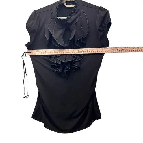 Y2K Goth Top Black Medium