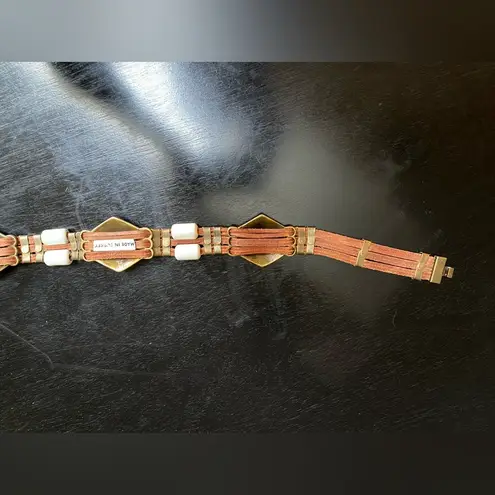 vintage western chunky belt Brown