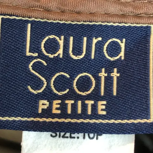Laura Scott Size 10 Petite Moleskin Feel Texture