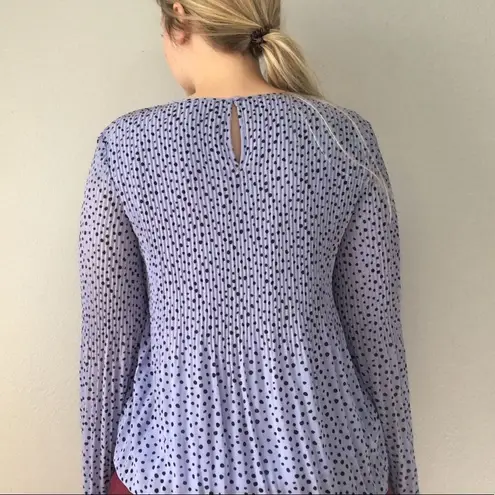Cloud Chaser  • Blue Leopard Print Long Sleeve Top Medium