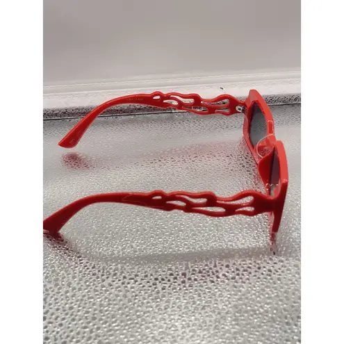 Women's Red Big sunglasses