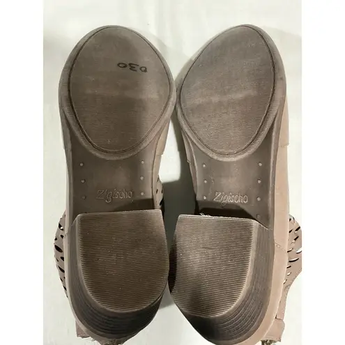 Zigi Soho Woman’s Nwt Ankle Boots Back Zip Taupe 8.5