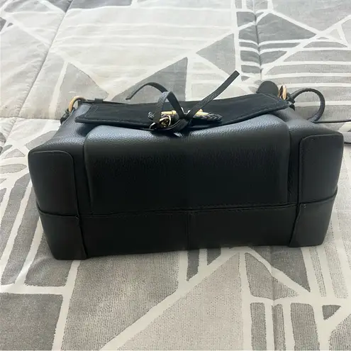 See By Chloe Joan Ladylike Black Shoulder Bag with Metallic Ring Detail