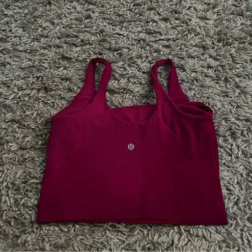 Lululemon  magenta purple align tank size 8