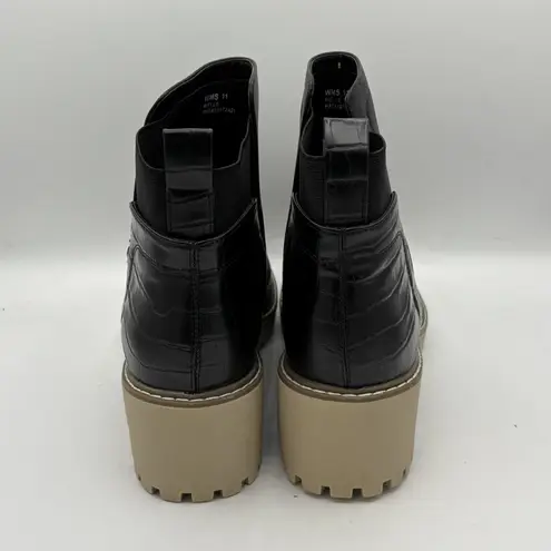 Dolce Vita Women's Slip On Rancher Ankle Chelsea Boot Sz 11 Black