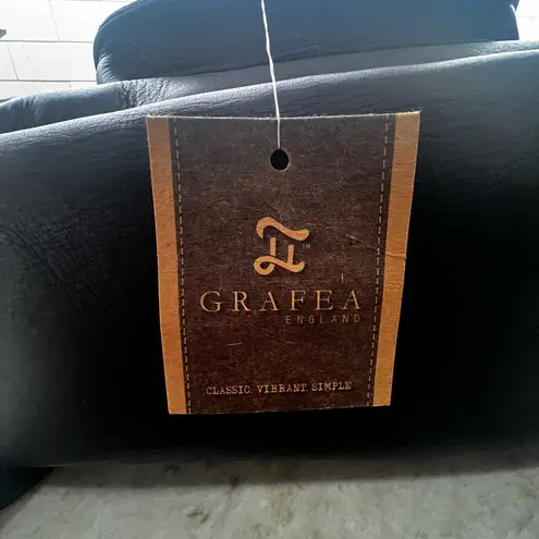 Sleek Black Leather Backpack