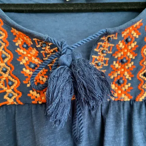 Artisan NY Embroidered Cap Sleeve Top Size XL