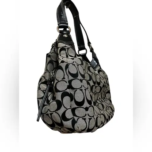 Coach Vintage  Over The Shoulder Hobo Bag- Black