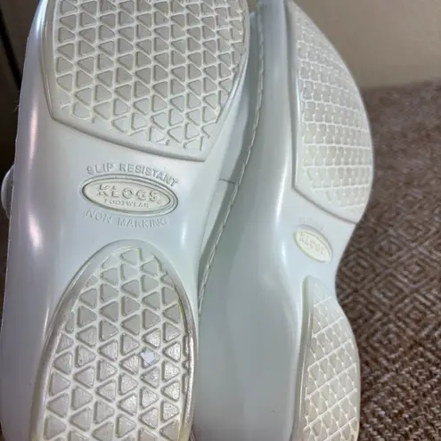 KLOGS Ashley Mary Jane Nursing Clogs Comfort Shoes Slip Resistant Sz6.5 Career White Size 6.5