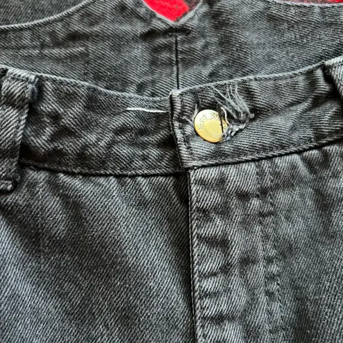 Paris Blues Vintage 80s 90s Black High Waisted Mom Jeans 28