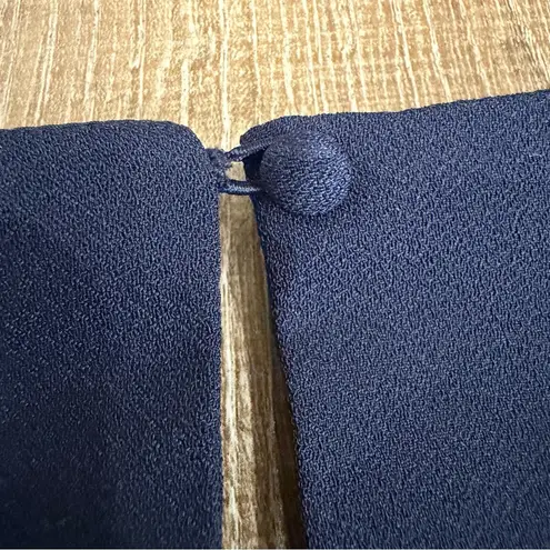 NWT Boden Romilly Jumpsuit 8 Petite Navy Blue Short Sleeve Size 8P