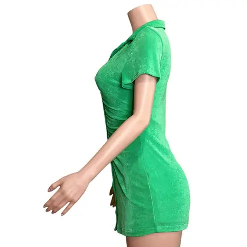 With Jean WITH JÉAN Alexa Mini Dress, Juicy Green, Small