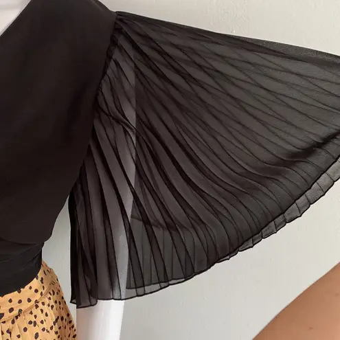 EXPRESS Shear Wrap Style Crop Top