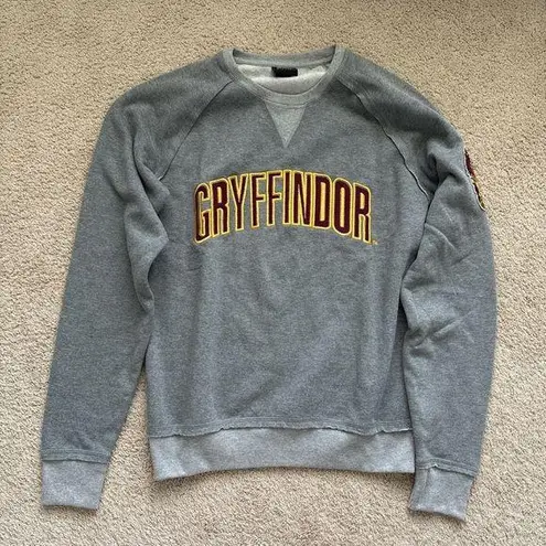 Warner Bros Gray Gryffindor Sweatshirt Classic Crewneck