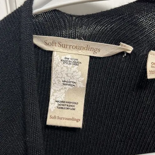 Soft Surroundings 𝅺 sweater wrap one size .