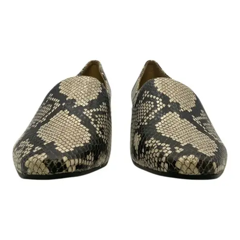 Naturalizer Collette Loafer Alabaster Snakeskin Print US Women's 6.5M