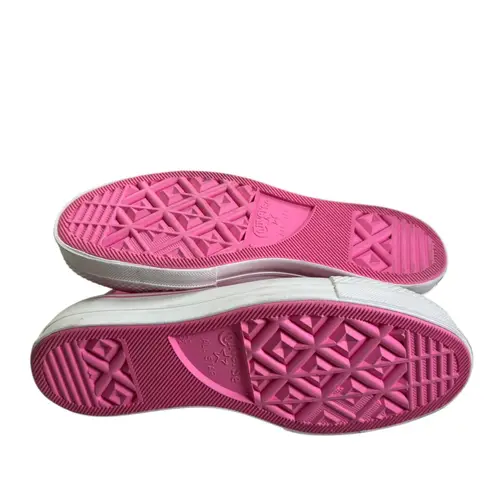 Converse All Star High Top Platform Sneakers Women’s 8.5 Pink Canvas NWT