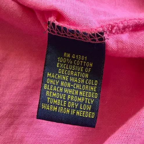 Polo Ralph Lauren “broke in” Lightweight Breathable Cotton Pink Relaxed Top M Size M