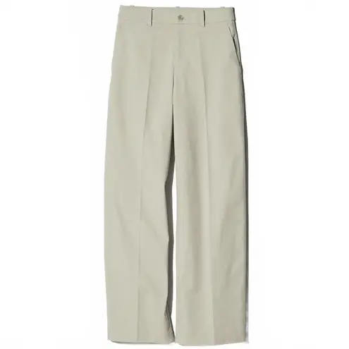 Uniqlo  Tall Wide Chino Pants | Tall Green NWT XL thumbnail 2