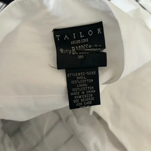 Tailor Clothing By B. Moss Black and White Striped Skirts Size 14