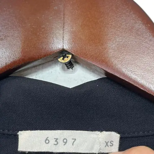 6397 Black Boilersuit Jumper Full Length Utility Fleece Wool Women’s Size XS