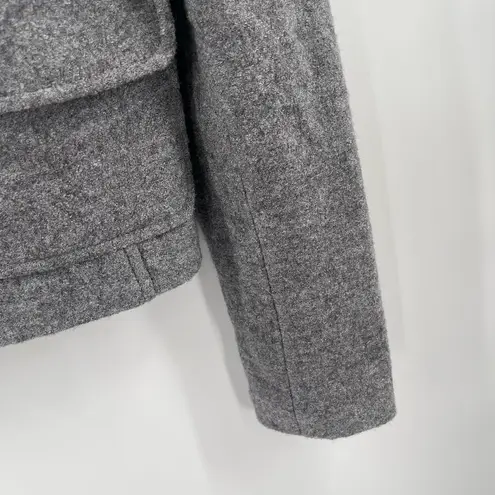 Ann Taylor  Blazer Size Medium Wool Blend Gray Business Casual Office Work Career