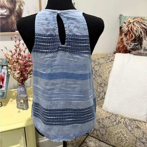 Bella Dahl Blue Sleeveless Tank Top