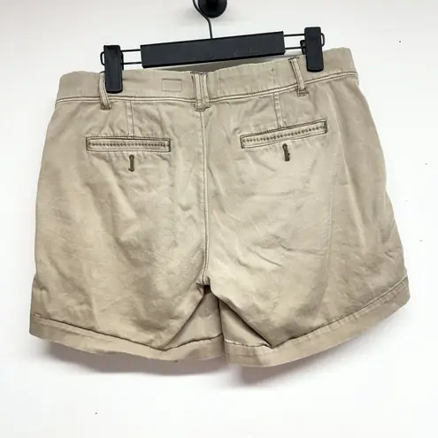 Pilcro and the Letterpress Shorts No. 26 Fit Hyphen Khaki Cotton Spandex Anthro