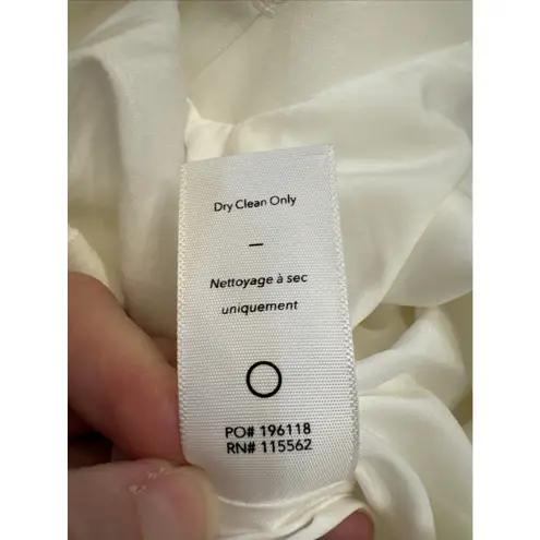 Likely Gonnella Dress in White One Shoulder Body-Skim Sheath Size 12 Bridal