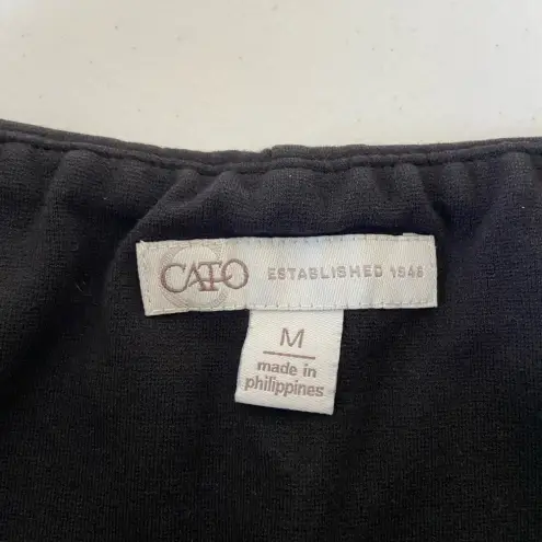 Cato EUC |  women’s black wide waistband legging pants —‎ medium