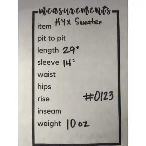 HYX Cardigan Sweater Open Front Batwing 3/4 Sleeve Woman's Draping Gray Size L