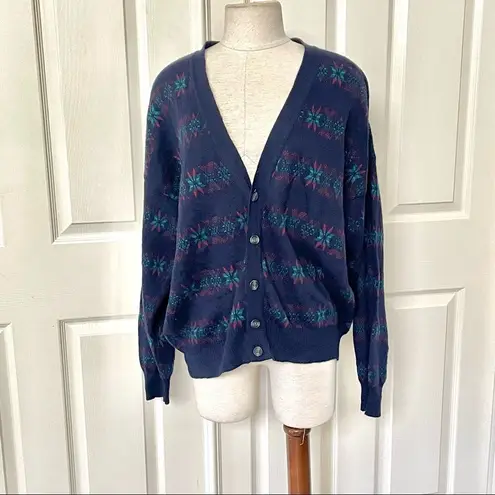 Urban Renewal Urban Outfitters blue oversized cardigan sweater