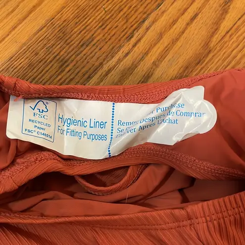 ANDIE The Amalfi One Piece Swimsuit Rib Ginger Orange size XS NWT