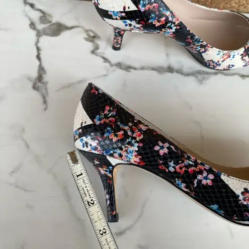 LK Bennett  Floral Snake Heels size 39