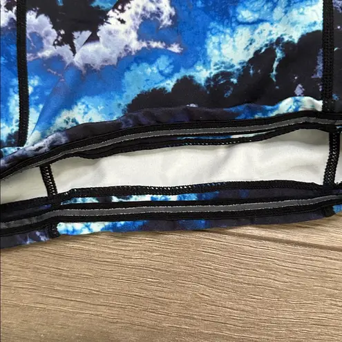 CVG Constantly Varied Gear High Rise Side Pocket Training Shorts Blue Print M Size M