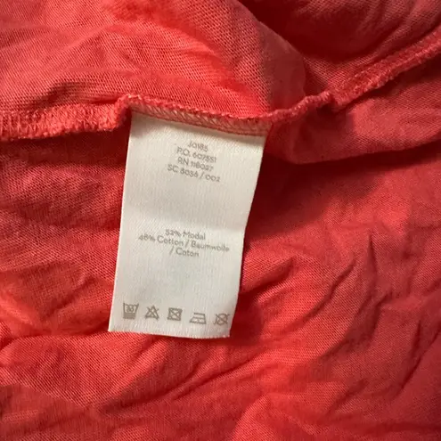 Boden Melinda Coral w/Gold Polka Dots Jersey Dress 2P