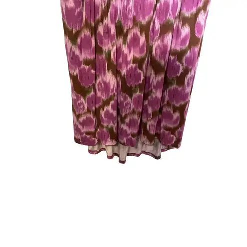 Matilda Jane Hello Lovely Adore Me Purple Floral Hi Low Jersey Dress Women Large