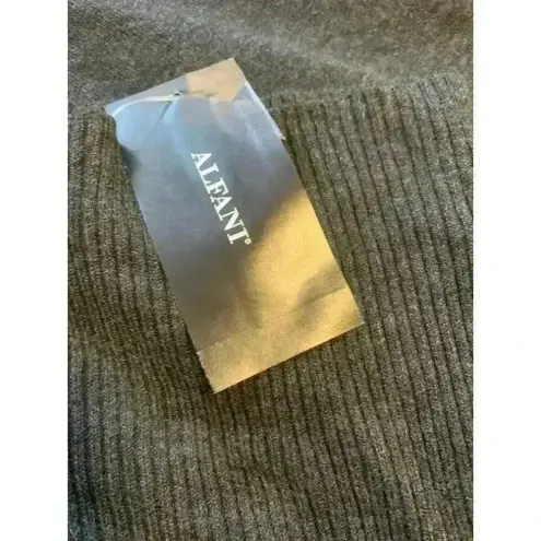 Alfani  Women's Turtleneck Oversized‎ Poncho Sweater Dark Grey Coal Size M