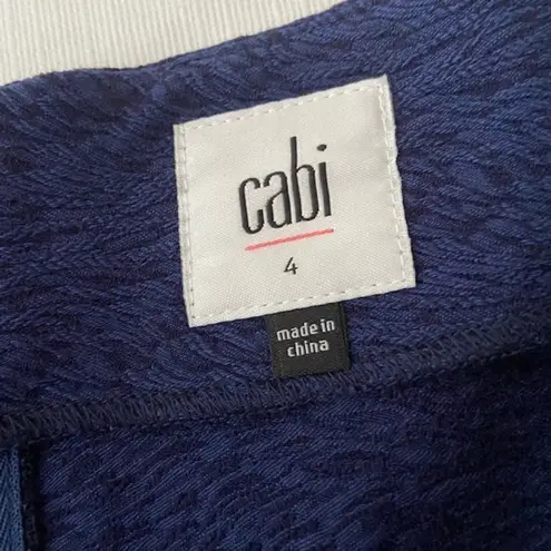 CAbi  Navy Textured Tulip‎ Slkirt